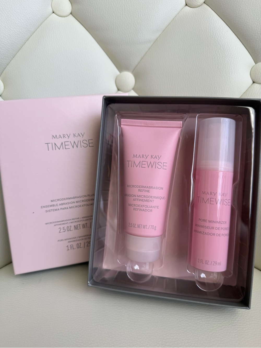 Mary Kay TimeWise Pink Exfoliant & Pore Minimizer Duo